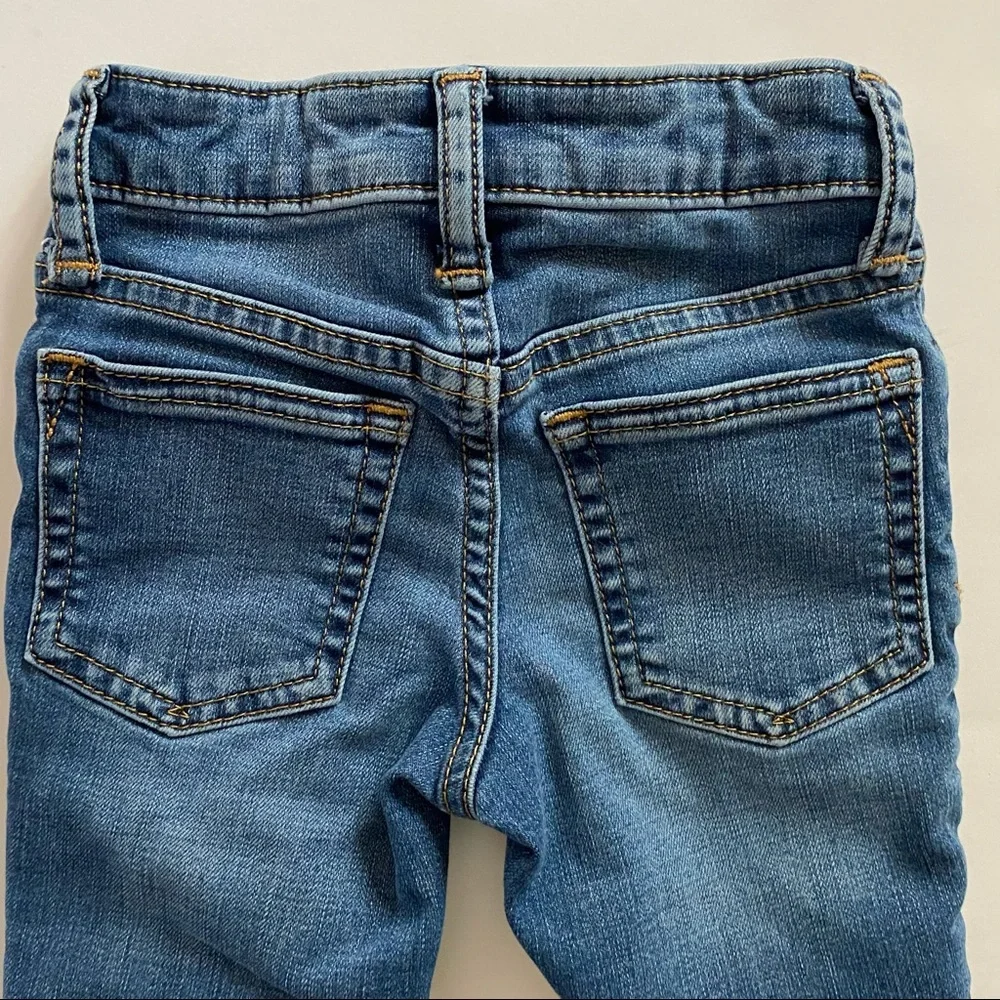 Gap Jeans size 12-18 Months plaid flannel cuffs Denim pants baby boys Gapkids